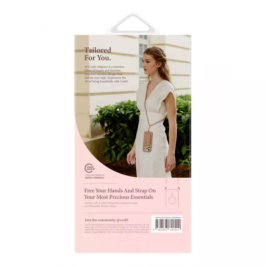 Купить Чехол силиконовый Uniq COEHL Verdure Spring Blossom (MagSafe) для iPhone 16 Pro Max в Сочи. Вид 8