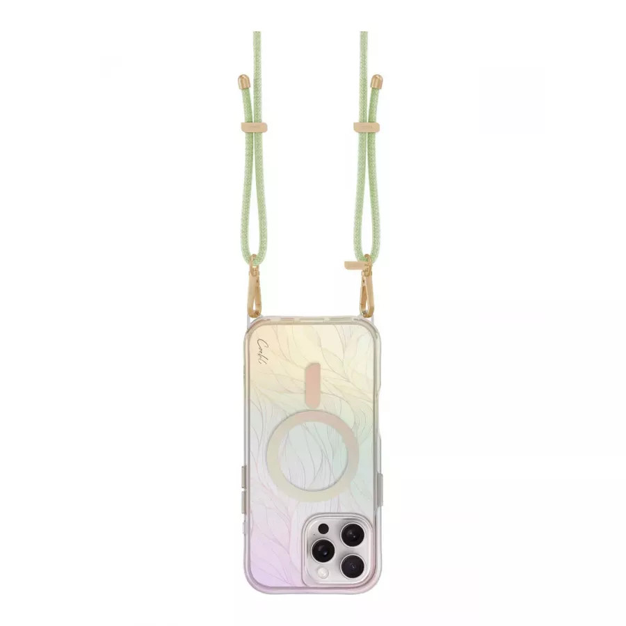 Купить Чехол силиконовый Uniq COEHL Willow Iridescent (MagSafe) для iPhone 16 Pro Max в Сочи. Вид 5