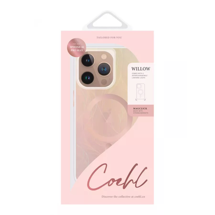 Купить Чехол силиконовый Uniq COEHL Willow Iridescent (MagSafe) для iPhone 16 Pro Max в Сочи. Вид 8