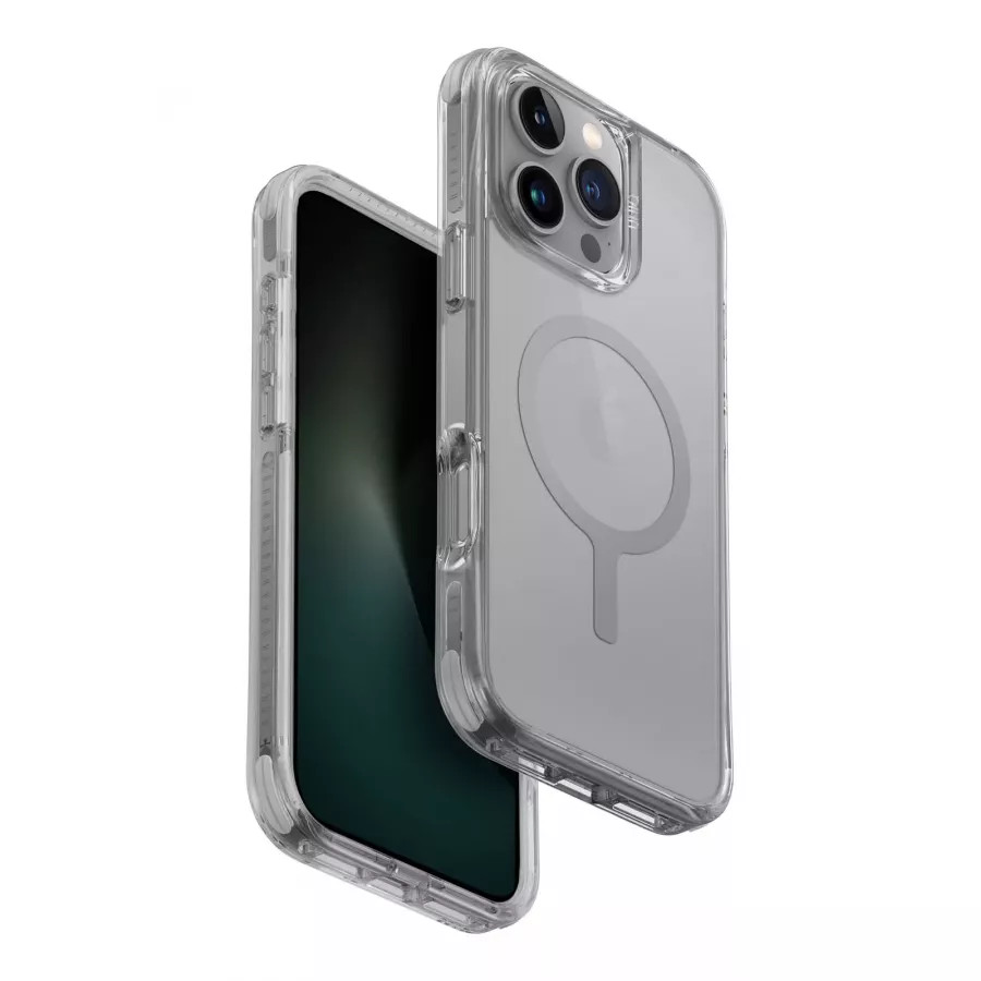Купить Чехол силиконовый Uniq Combat (MagSafe) для iPhone 16 Pro Max, stone grey в Сочи. Вид 3