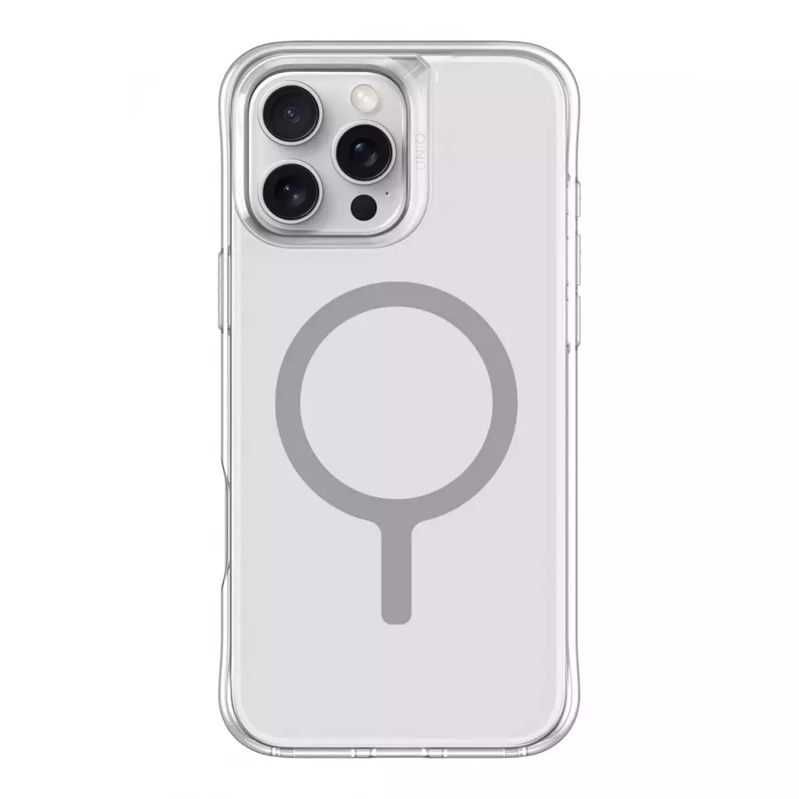 Купить Чехол силиконовый Uniq Lifepro Xtreme AF Frost (MagSafe) для iPhone 16 Pro Max, прозрачный в Сочи. Вид 1