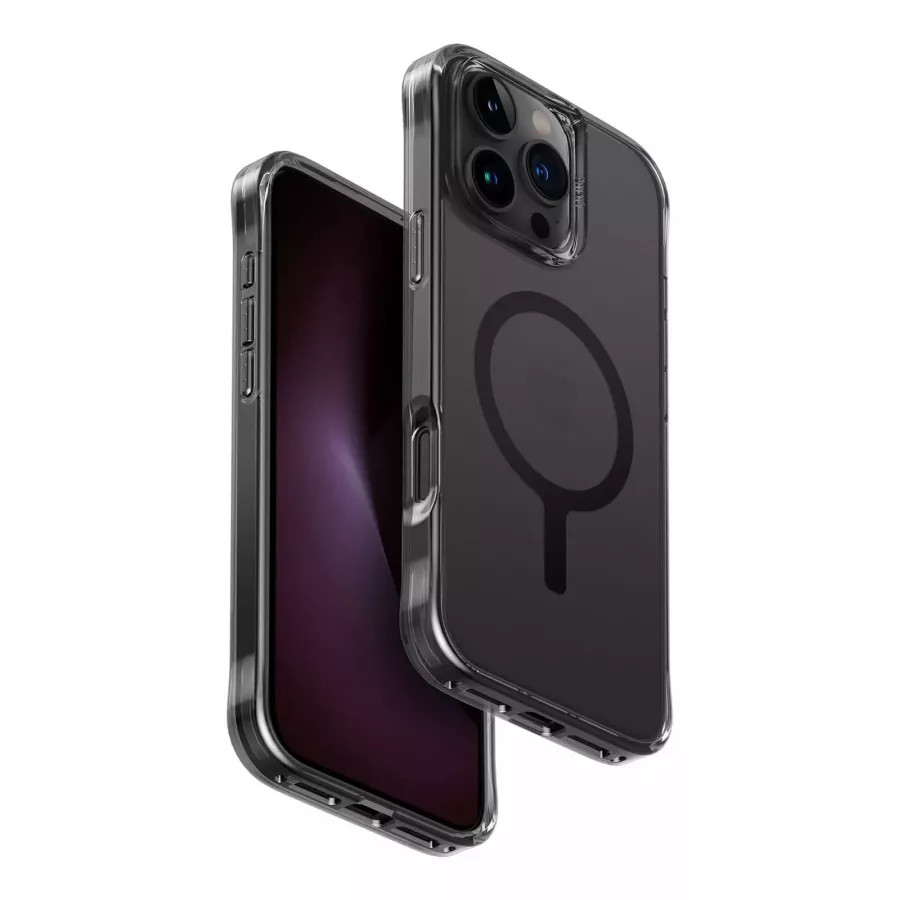 Купить Чехол силиконовый Uniq Lifepro Xtreme AF Frost (MagSafe) для iPhone 16 Pro Max, затемненный в Сочи. Вид 3