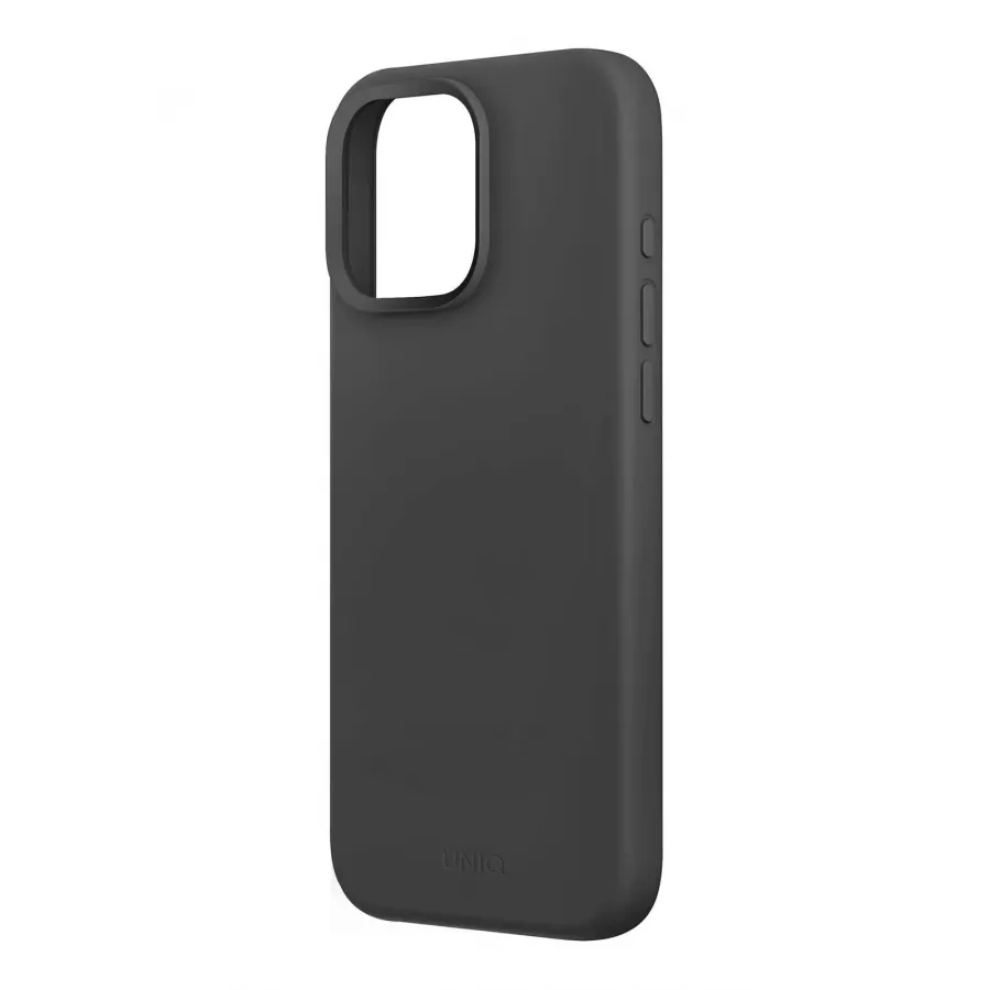 Купить Чехол силиконовый Uniq LINO (MagSafe) для iPhone 16 Pro Max, темно-серый в Сочи. Вид 1