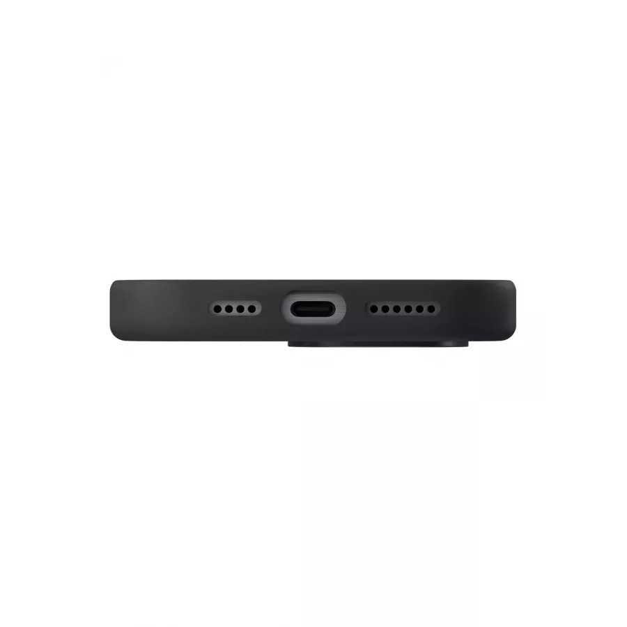 Купить Чехол кожаный Uniq Lyden (MagSafe) для iPhone 16 Pro Max, черный в Сочи. Вид 4