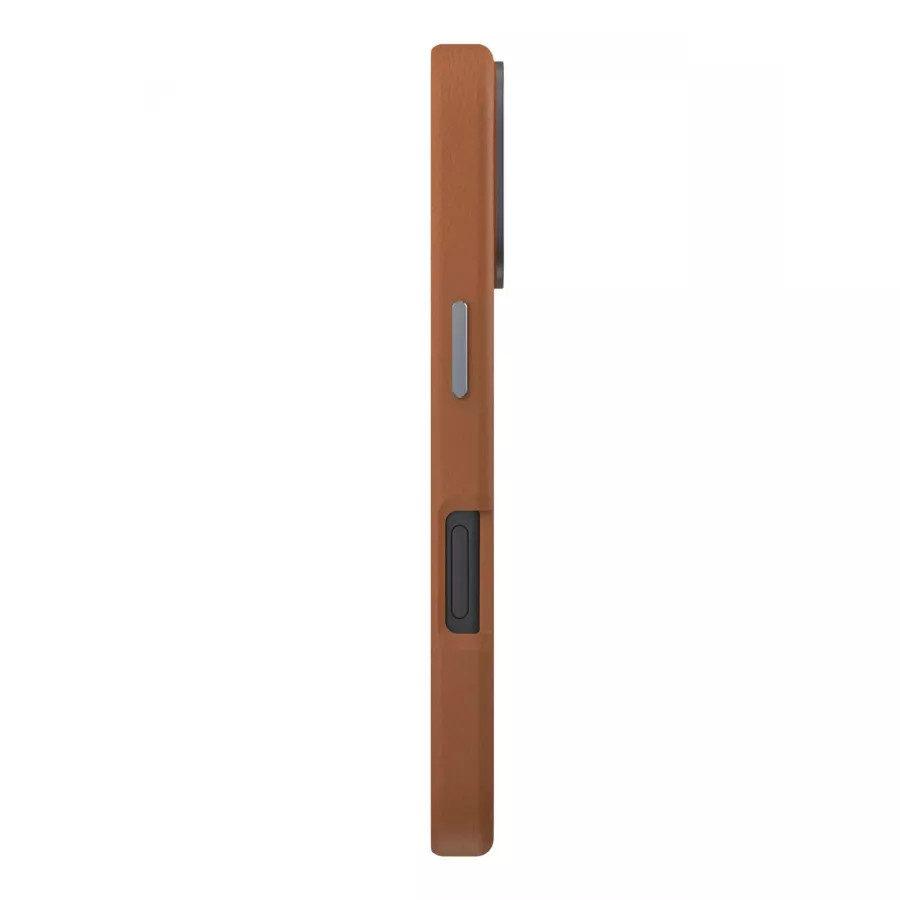 Купить Чехол кожаный Uniq Lyden (MagSafe) для iPhone 16 Pro Max, caramel в Сочи. Вид 5