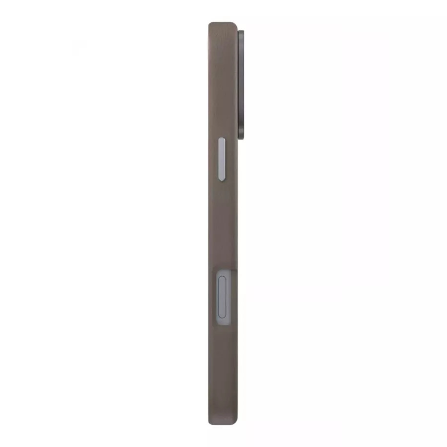 Купить Чехол кожаный Uniq Lyden (MagSafe) для iPhone 16 Pro Max, серый в Сочи. Вид 5