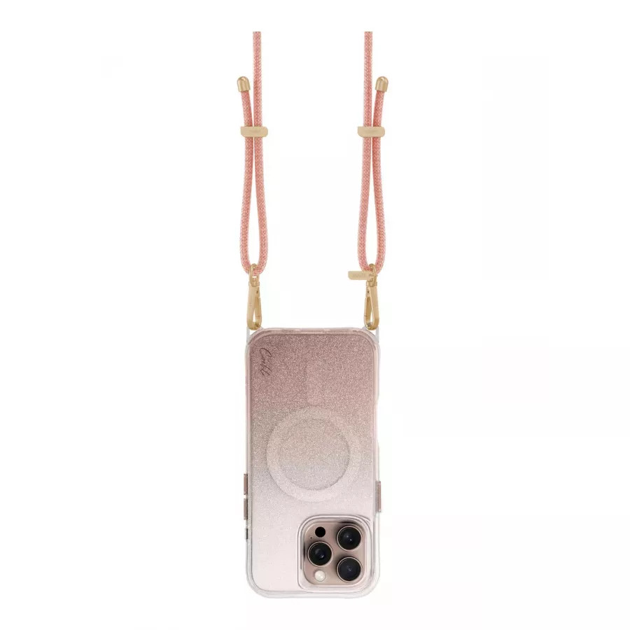 Купить Чехол силиконовый Uniq COEHL Lumino (MagSafe) для iPhone 16 Pro, rose gold в Сочи. Вид 5