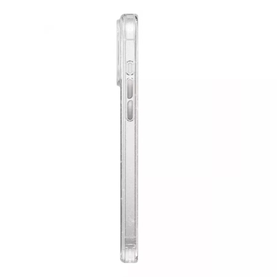 Купить Чехол силиконовый Uniq COEHL Lumino (MagSafe) для iPhone 16 Pro, sparkling silver в Сочи. Вид 3