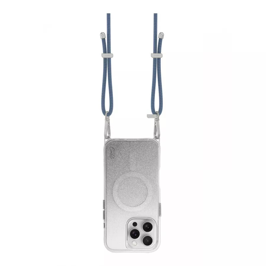 Купить Чехол силиконовый Uniq COEHL Lumino (MagSafe) для iPhone 16 Pro, sparkling silver в Сочи. Вид 5