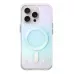 Купить Чехол силиконовый Uniq COEHL Savon Bubble Celest Iridescent (MagSafe) для iPhone 16 Pro в Сочи. Вид 2
