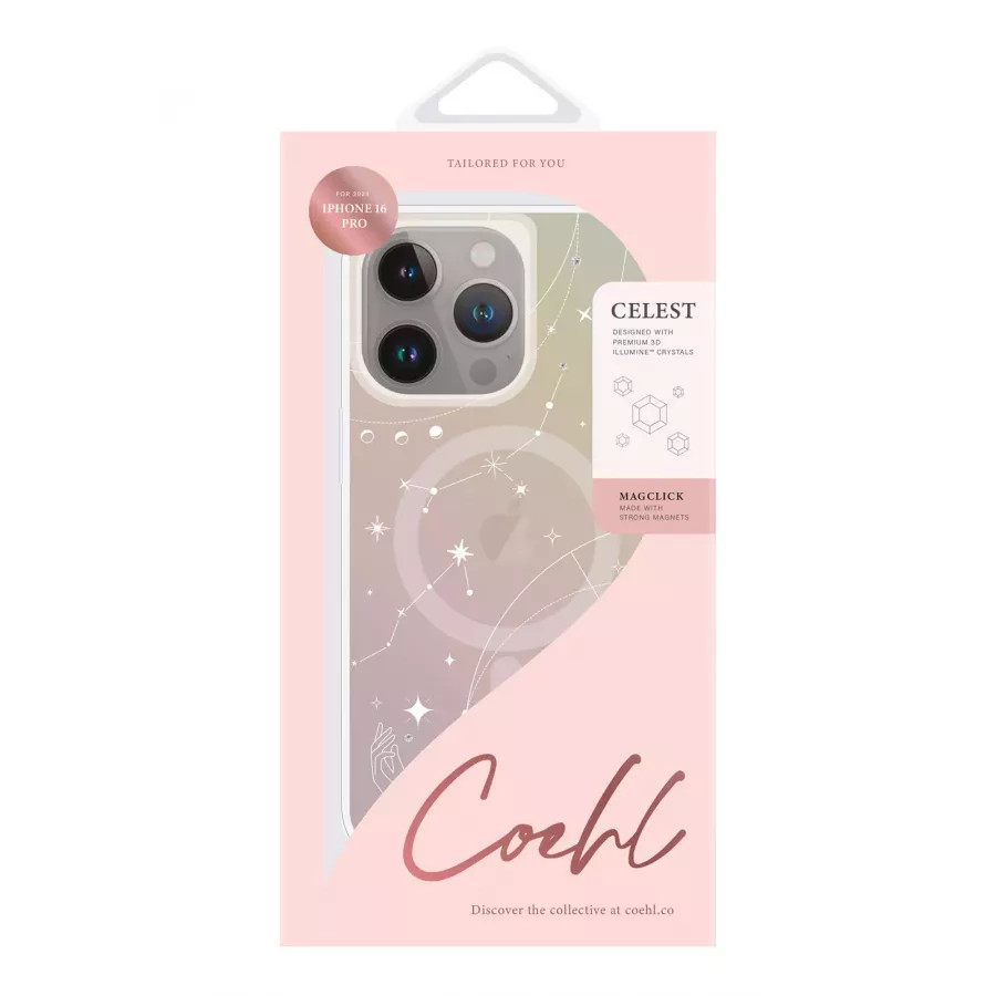 Купить Чехол силиконовый Uniq COEHL Savon Bubble Celest Iridescent (MagSafe) для iPhone 16 Pro в Сочи. Вид 7