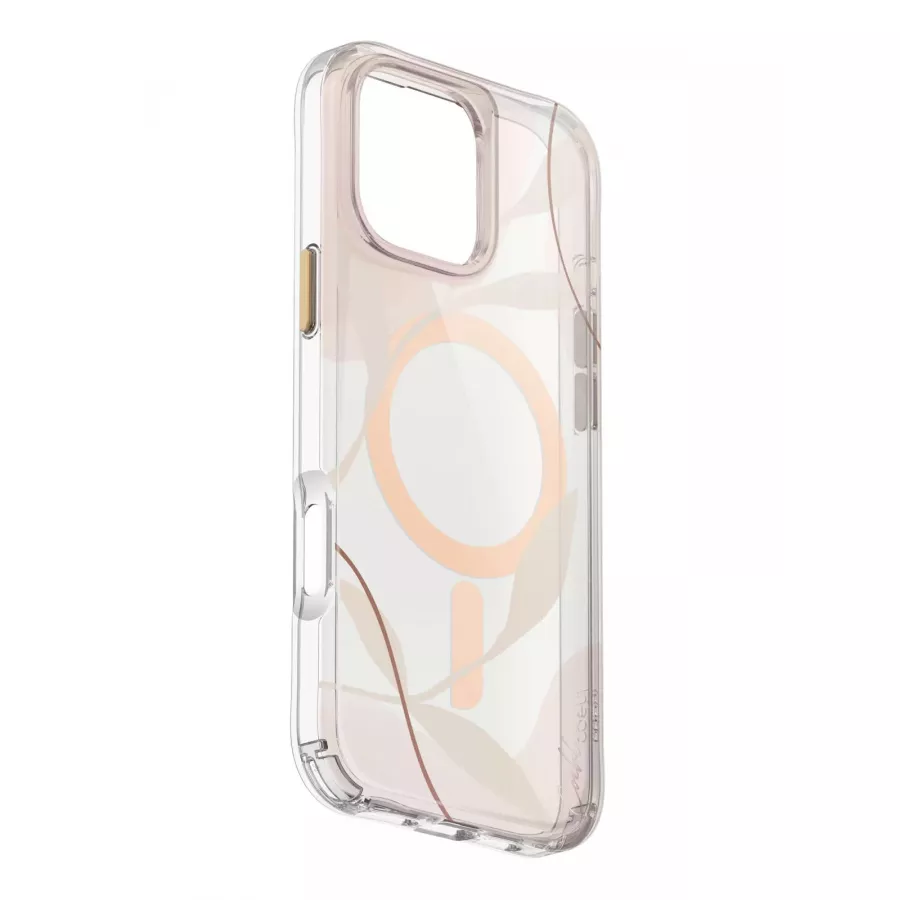 Купить Чехол силиконовый Uniq COEHL Verdure Spring Blossom (MagSafe) для iPhone 16 Pro в Сочи. Вид 1