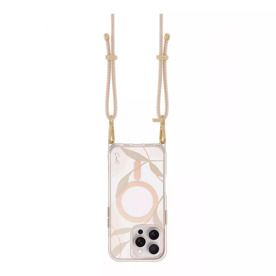 Купить Чехол силиконовый Uniq COEHL Verdure Spring Blossom (MagSafe) для iPhone 16 Pro в Сочи. Вид 5