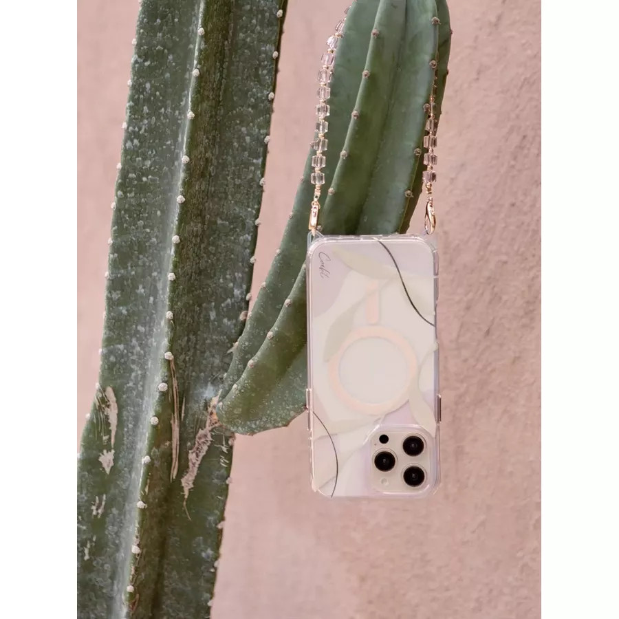 Купить Чехол силиконовый Uniq COEHL Verdure Spring Blossom (MagSafe) для iPhone 16 Pro в Сочи. Вид 6