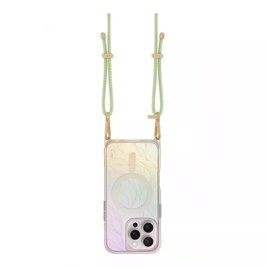 Купить Чехол силиконовый Uniq COEHL Willow Iridescent (MagSafe) для iPhone 16 Pro в Сочи. Вид 5