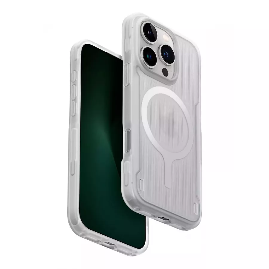 Купить Чехол силиконовый Uniq Combat Active (MagSafe) для iPhone 16 Pro, lume-white в Сочи. Вид 1