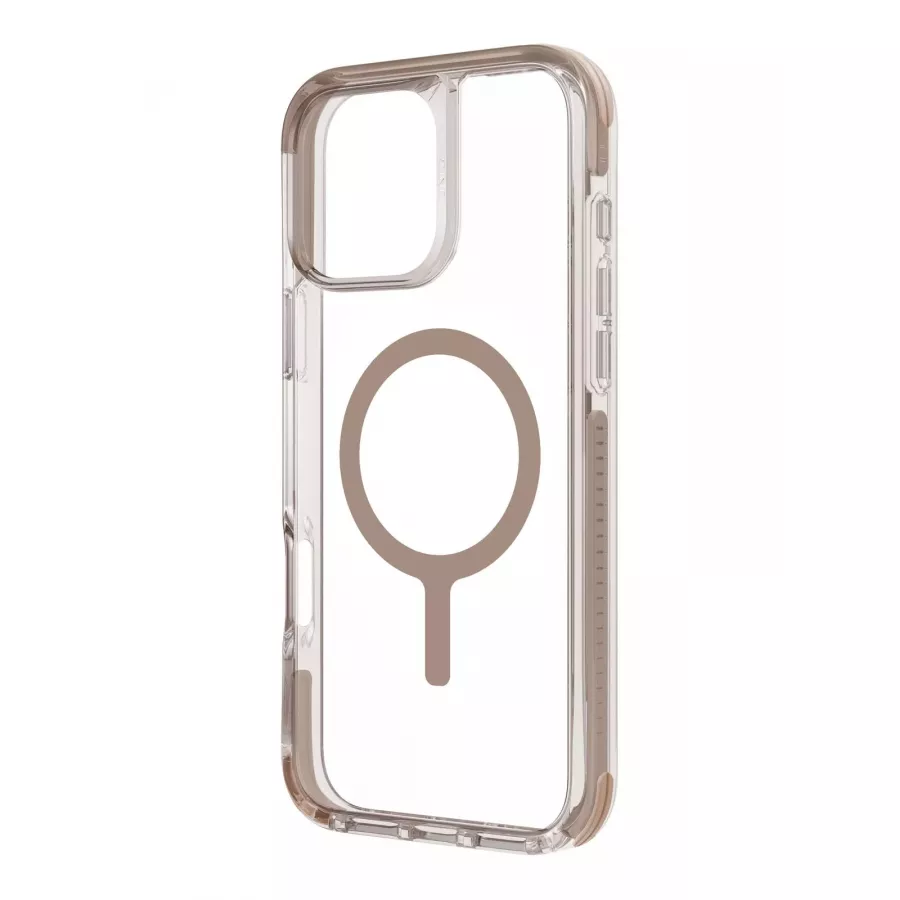 Купить Чехол силиконовый Uniq Combat (MagSafe) для iPhone 16 Pro, taupe gold в Сочи. Вид 1