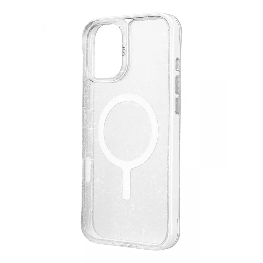 Купить Чехол силиконовый Uniq Lifepro Xtreme Tinsel (MagSafe) для iPhone 16 Pro, прозрачный в Сочи. Вид 1