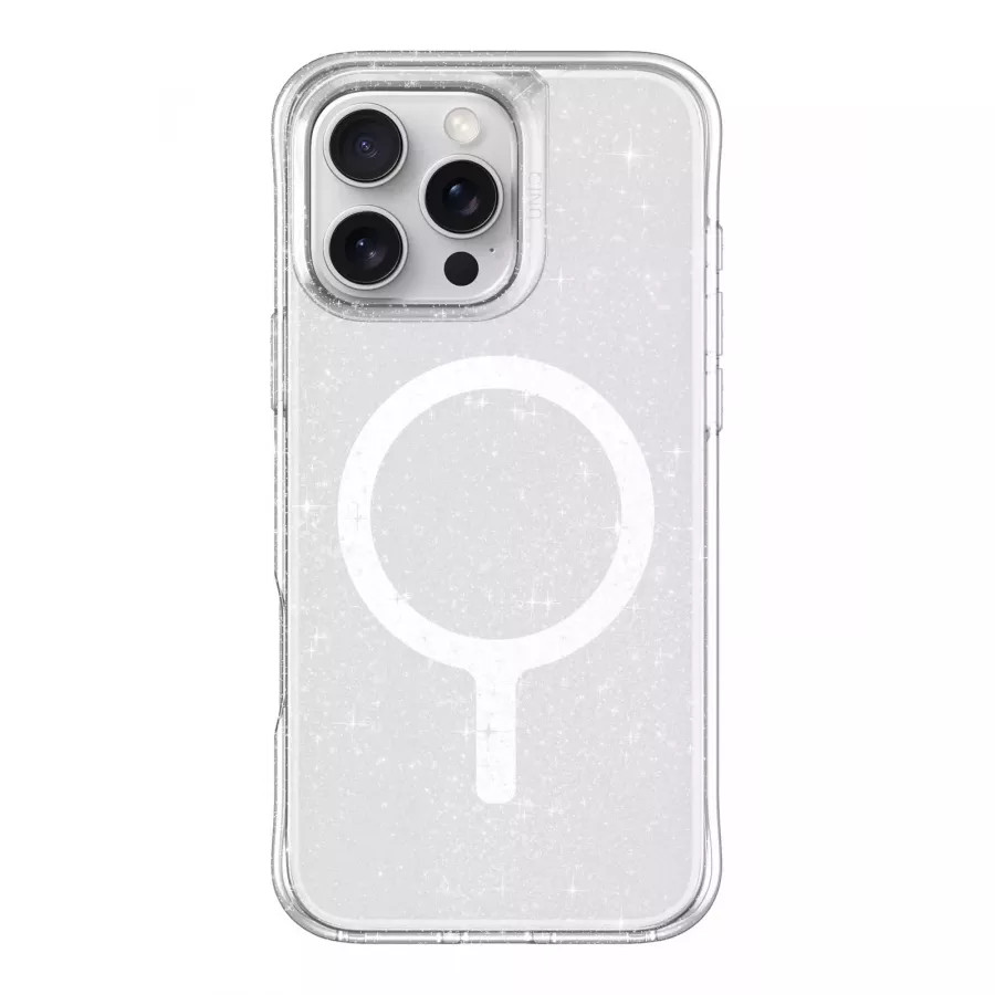 Купить Чехол силиконовый Uniq Lifepro Xtreme Tinsel (MagSafe) для iPhone 16 Pro, прозрачный в Сочи. Вид 2