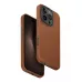 Купить Чехол кожаный Uniq Lyden (MagSafe) для iPhone 16 Pro, caramel в Сочи. Вид 3