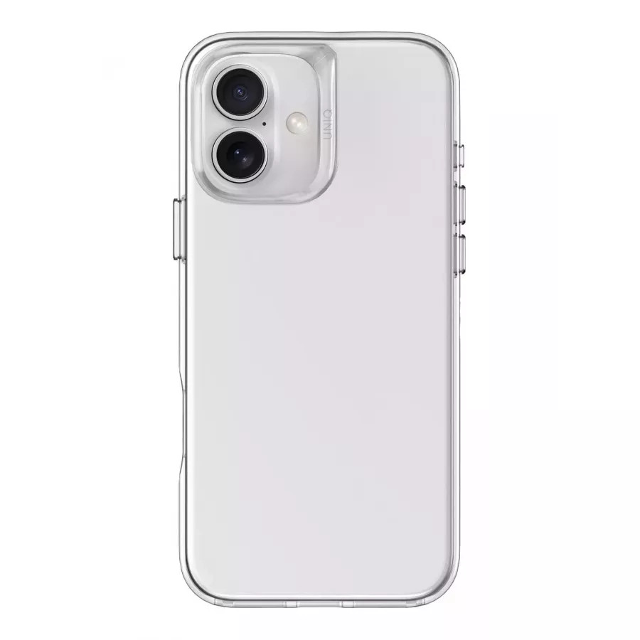 Купить Чехол силиконовый Uniq AirFender для iPhone 16, прозрачный в Сочи. Вид 2