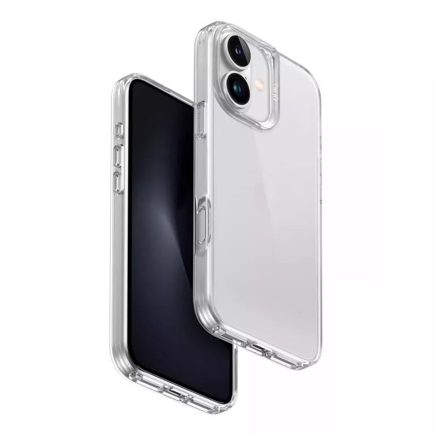 Купить Чехол силиконовый Uniq AirFender для iPhone 16, прозрачный в Сочи. Вид 3