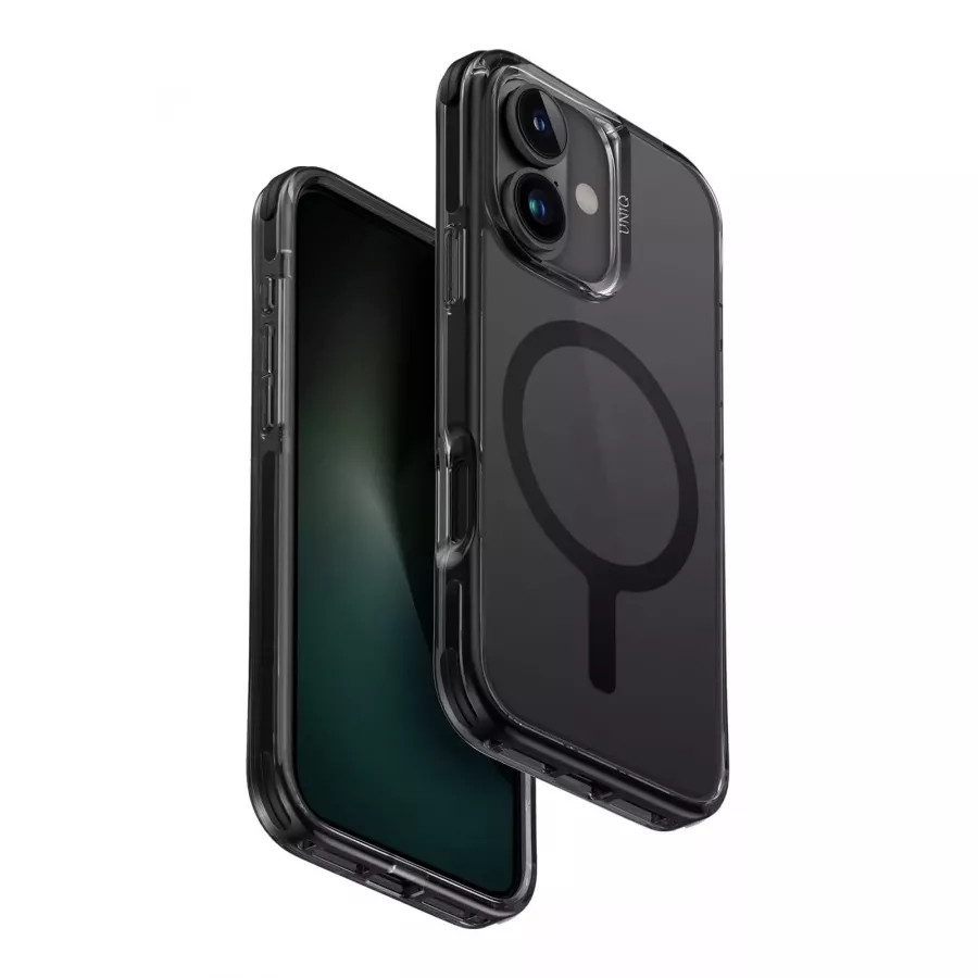 Купить Чехол силиконовый Uniq Combat (MagSafe) для iPhone 16, black в Сочи. Вид 3