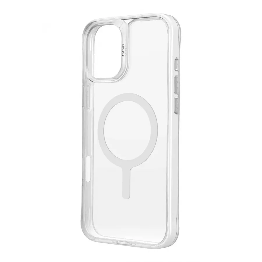 Купить Чехол силиконовый Uniq Lifepro Xtreme AF Frost (MagSafe) для iPhone 16, прозрачный в Сочи. Вид 1