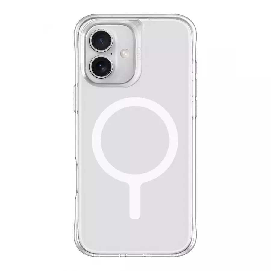 Купить Чехол силиконовый Uniq Lifepro Xtreme AF Frost (MagSafe) для iPhone 16, прозрачный в Сочи. Вид 2