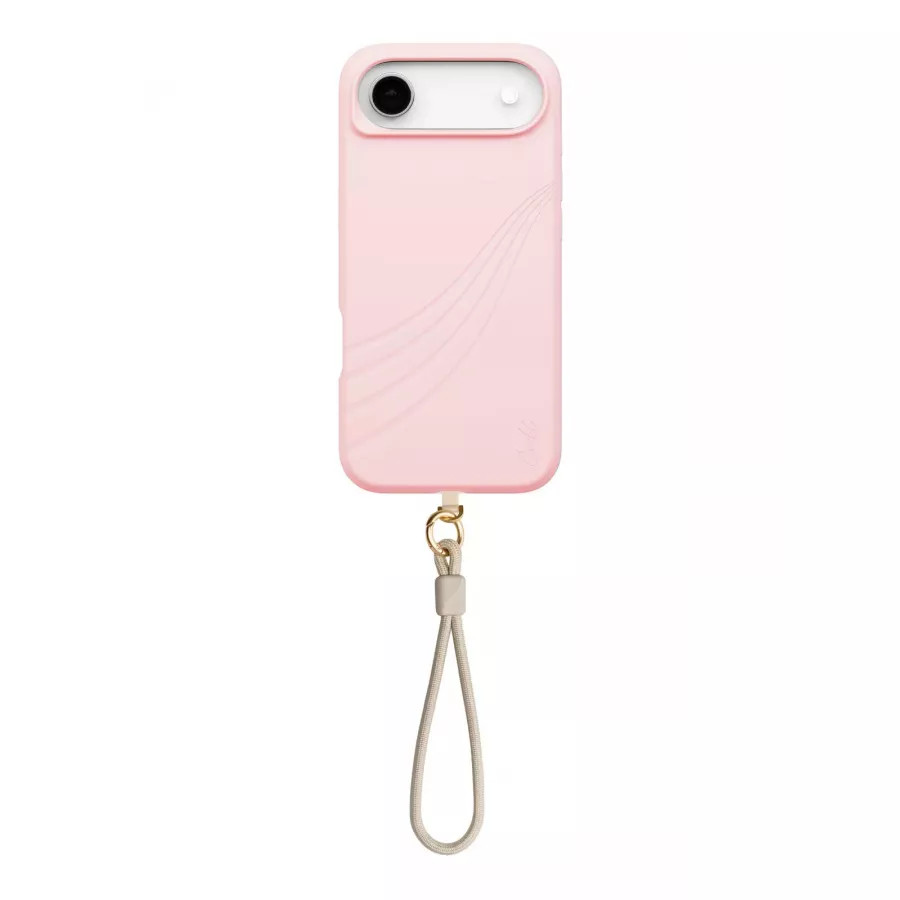 Купить Чехол силиконовый Uniq COEHL Strap series serina (MagSafe) для iPhone Air, cloud pink в Сочи. Вид 2