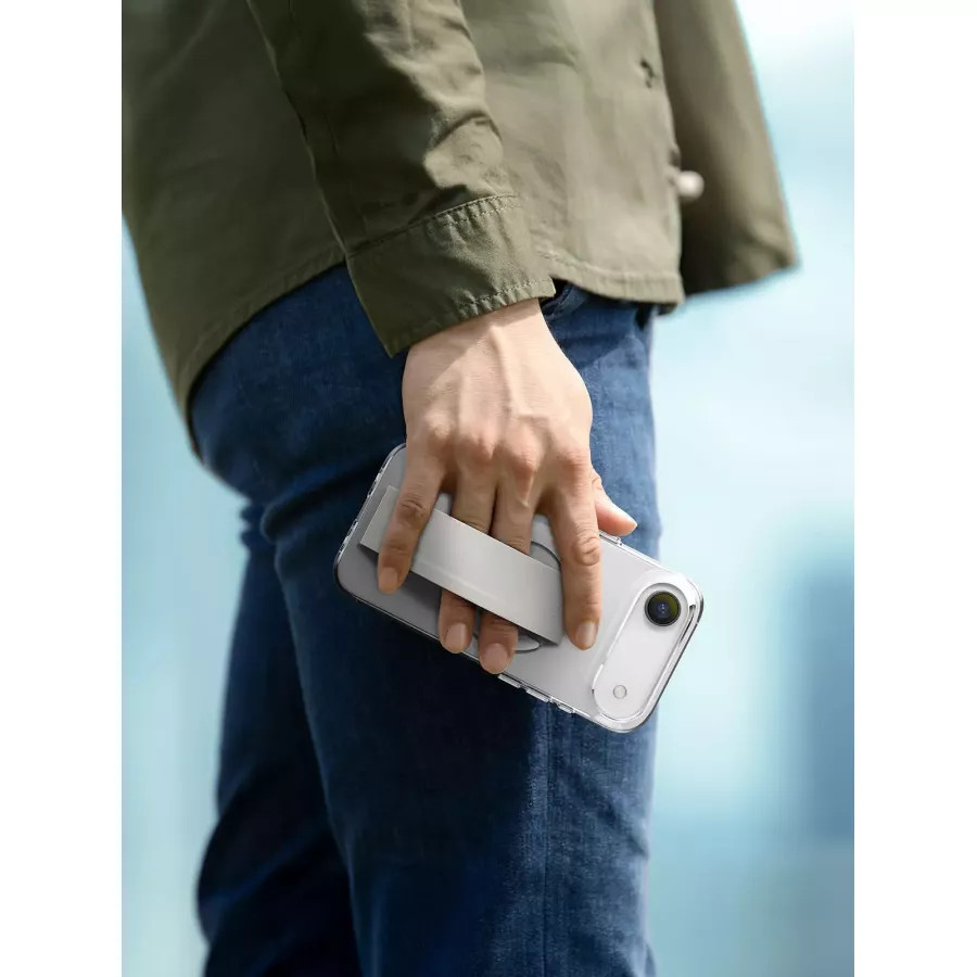 Купить Чехол силиконовый Uniq Heldro Air with FlexGrip (MagSafe) для iPhone Air, lucent clear в Сочи. Вид 6