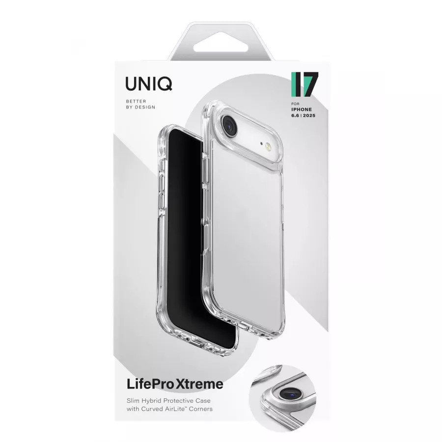 Купить Чехол силиконовый Uniq LifePro Xtreme для iPhone Air, crystal clear в Сочи. Вид 5