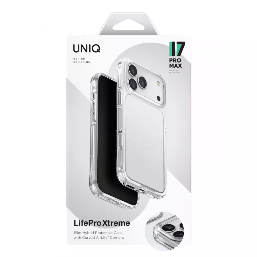 Купить Чехол силиконовый Uniq Lifepro Xtreme для iPhone 17 Pro Max, прозрачный в Сочи. Вид 7