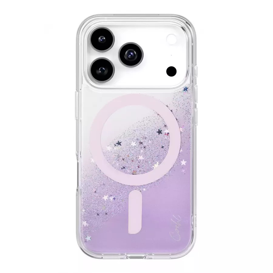 Купить Чехол силиконовый Uniq COEHL Resin Lyra (MagSafe) для iPhone 17 Pro, lavender haze в Сочи. Вид 2