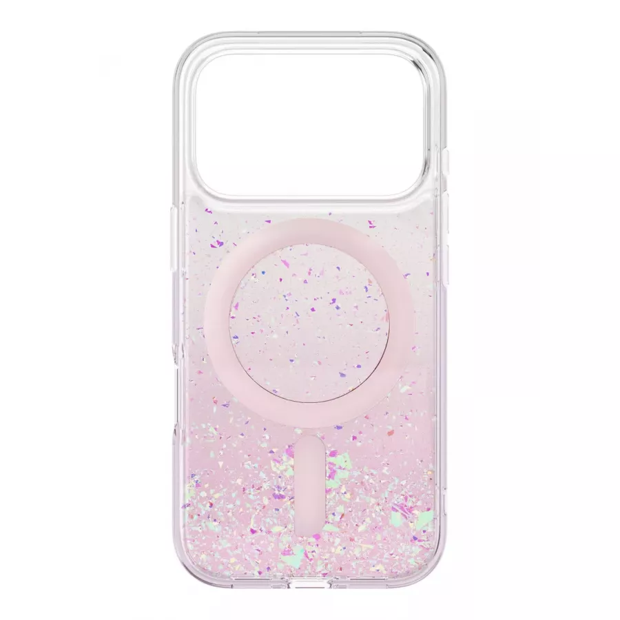 Купить Чехол силиконовый Uniq COEHL Resin Rosara (MagSafe) для iPhone 17 Pro, pink haze в Сочи. Вид 1