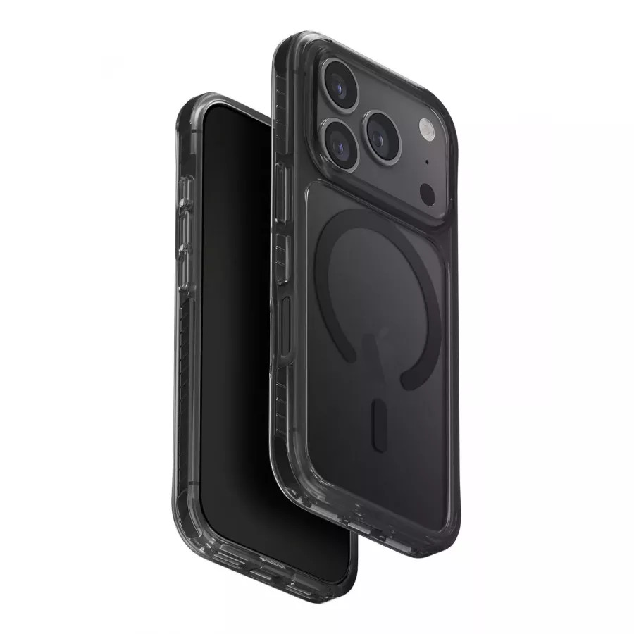 Купить Чехол силиконовый Uniq Combat (MagSafe) для iPhone 17 Pro, carbon black в Сочи. Вид 3