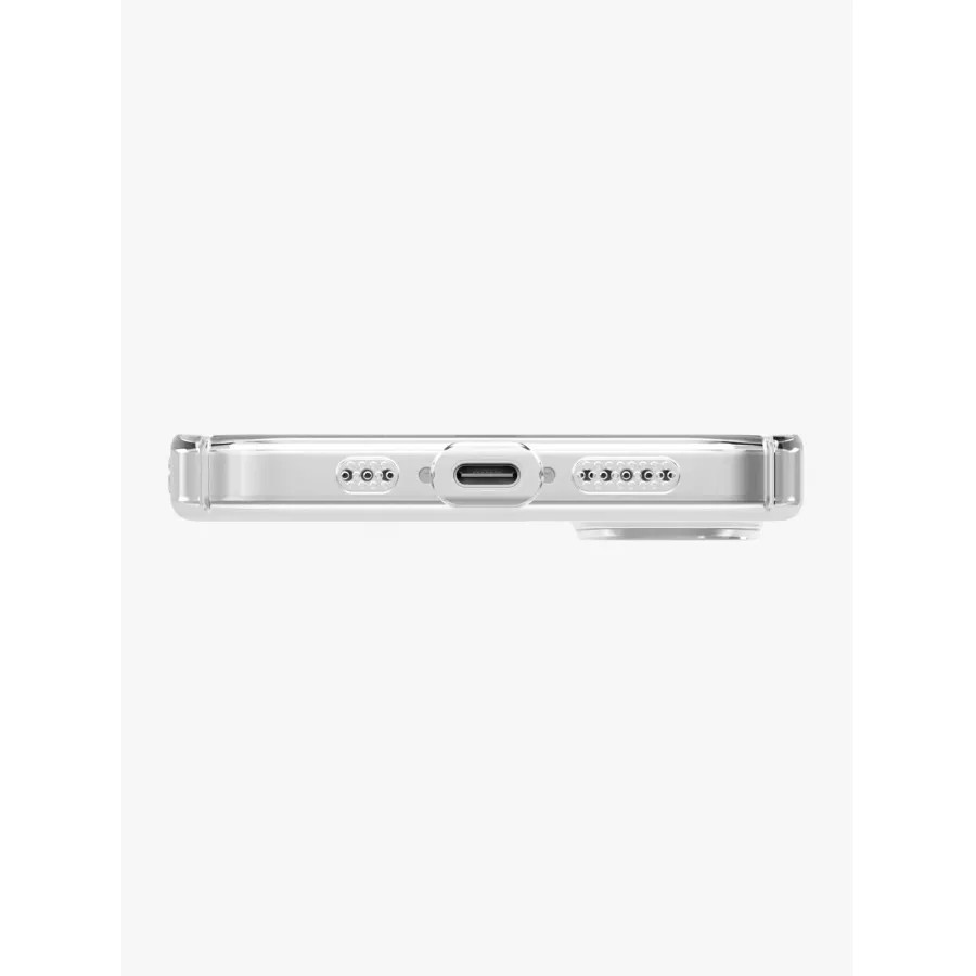 Купить Чехол силиконовый Uniq AirSuite (MagSafe) для iPhone 17, glossy clear/white в Сочи. Вид 5