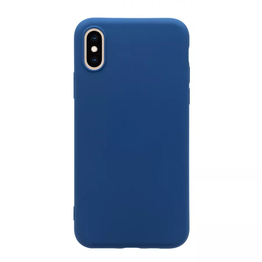 Купить Чехол силиконовый Guard360 для iPhone X/XS - Темно-синий (Navy Blue) в Сочи. Вид 1