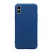 Купить Чехол силиконовый Guard360 для iPhone X/XS - Темно-синий (Navy Blue) в Сочи. Вид 3