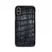 Чехол Croco Leather Case для iPhone X/XS - Черный (Black) Тиснение 2. Вид 3