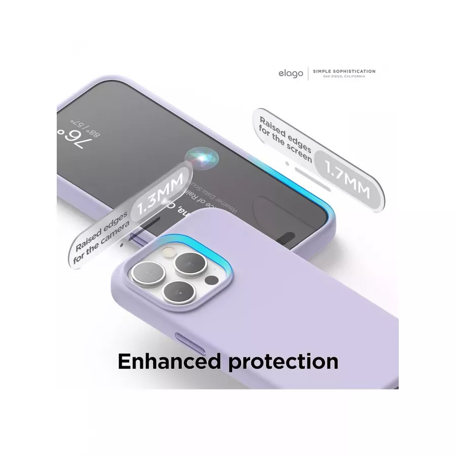 Купить Силиконовый чехол uBear Capital Leather Case для iPhone 15 Pro Max, черный в Сочи. Вид 4