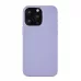 Купить Силиконовый чехол uBear Capital Leather Case для iPhone 15 Pro Max, лавандовый в Сочи. Вид 2