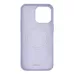 Купить Силиконовый чехол uBear Capital Leather Case для iPhone 15 Pro Max, лавандовый в Сочи. Вид 3