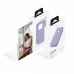 Купить Силиконовый чехол uBear Capital Leather Case для iPhone 15 Pro Max, лавандовый в Сочи. Вид 5