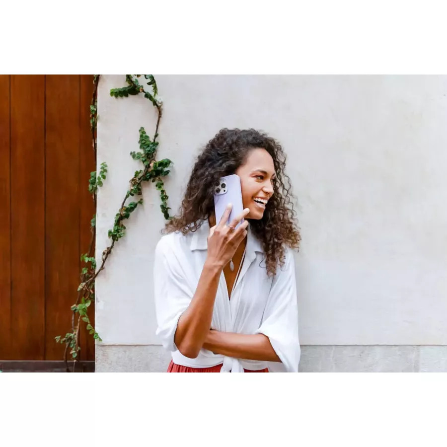 Купить Силиконовый чехол uBear Touch Mag Case для iPhone 15 Pro Max, лавандовый в Сочи. Вид 10