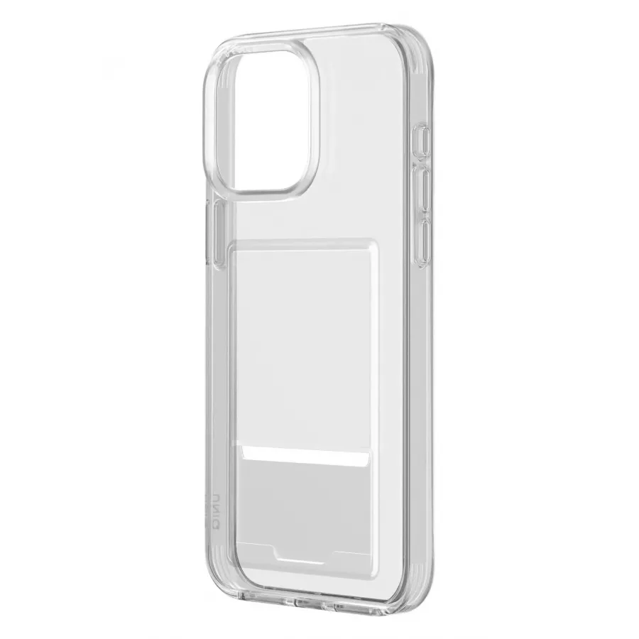 Купить Чехол Uniq Air Fender ID (cardslot) для iPhone 15 Pro Max, Clear в Сочи. Вид 1