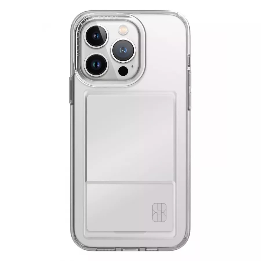 Купить Чехол Uniq Air Fender ID (cardslot) для iPhone 15 Pro Max, Clear в Сочи. Вид 2