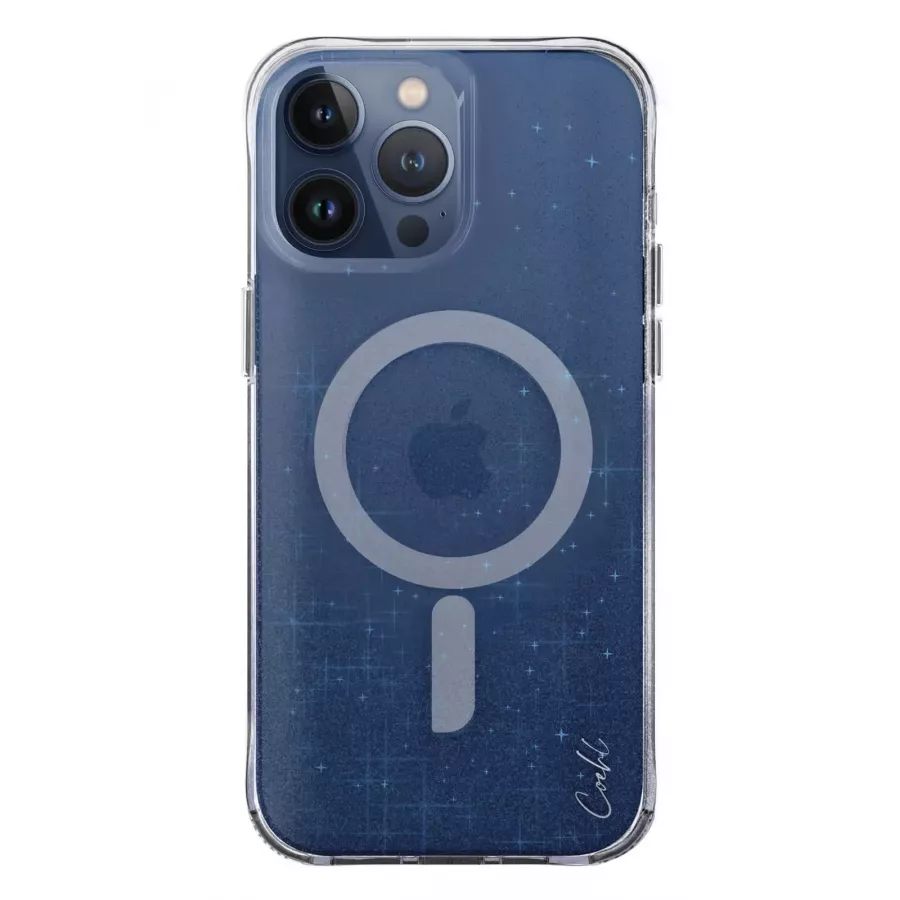 Купить Чехол Uniq COEHL Lumino (MagSafe) для iPhone 15 Pro Max, Prussian Blue в Сочи. Вид 1