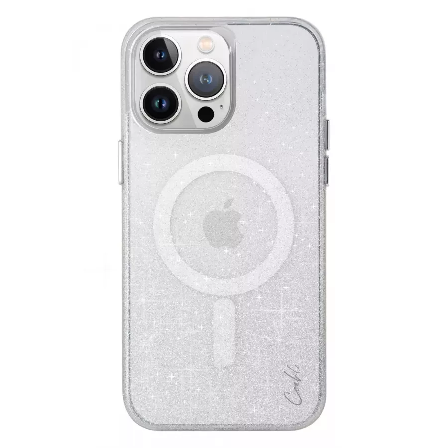 Купить Чехол Uniq COEHL Lumino (MagSafe) для iPhone 15 Pro Max, Sparkling Silver в Сочи. Вид 1