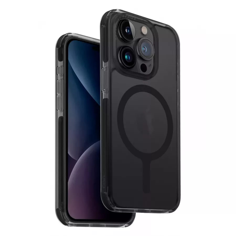 Купить Чехол Uniq Combat AF (MagSafe) для iPhone 15 Pro Max, черный в Сочи. Вид 3